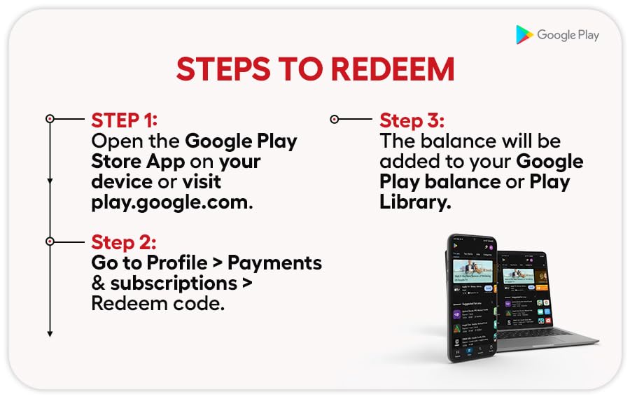 Google Play Gift Card | Flat INR.50 cashback on INR.200 for new
